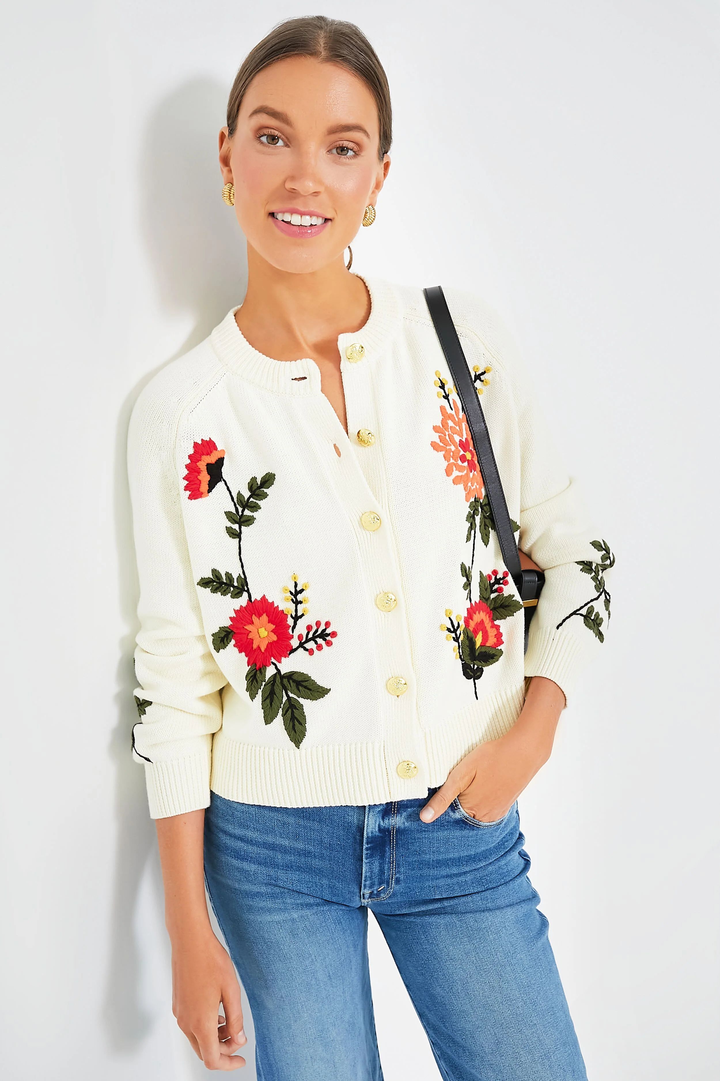 Embroidered Quincy Cardigan | Tuckernuck (US)