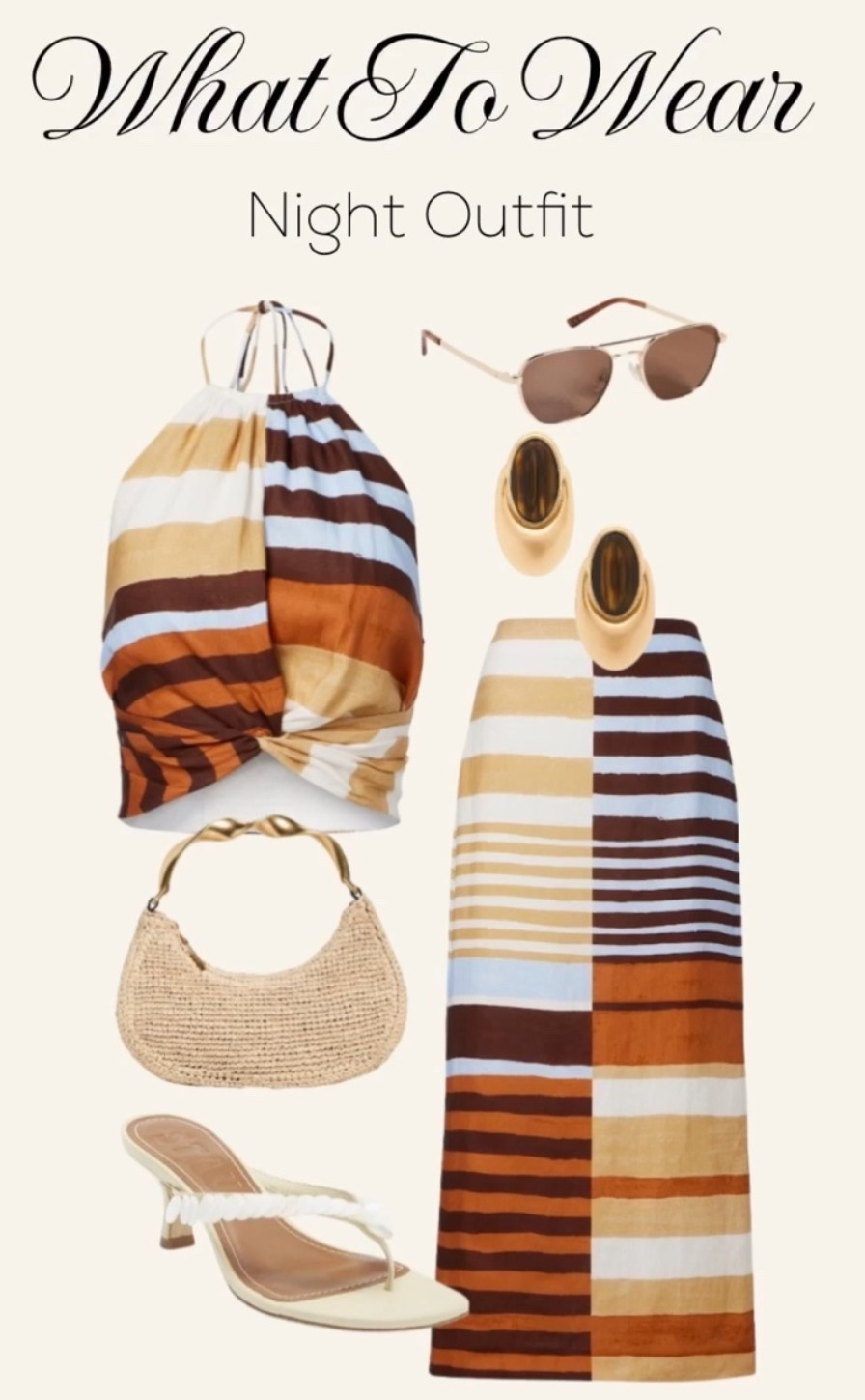 Summer outfit. Matching set skirt and top. Vacation outfit.

#LTKootd #LTKgrwm #LTKTravel