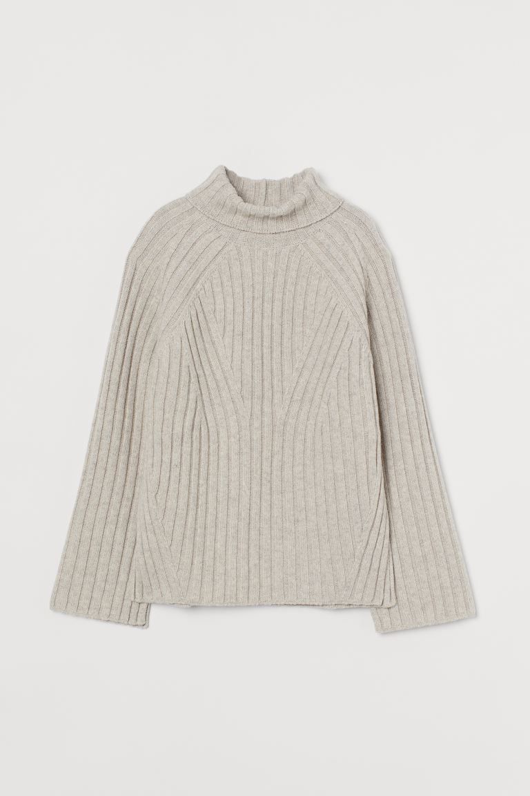Wool polo-neck jumper | H&M (UK, MY, IN, SG, PH, TW, HK)