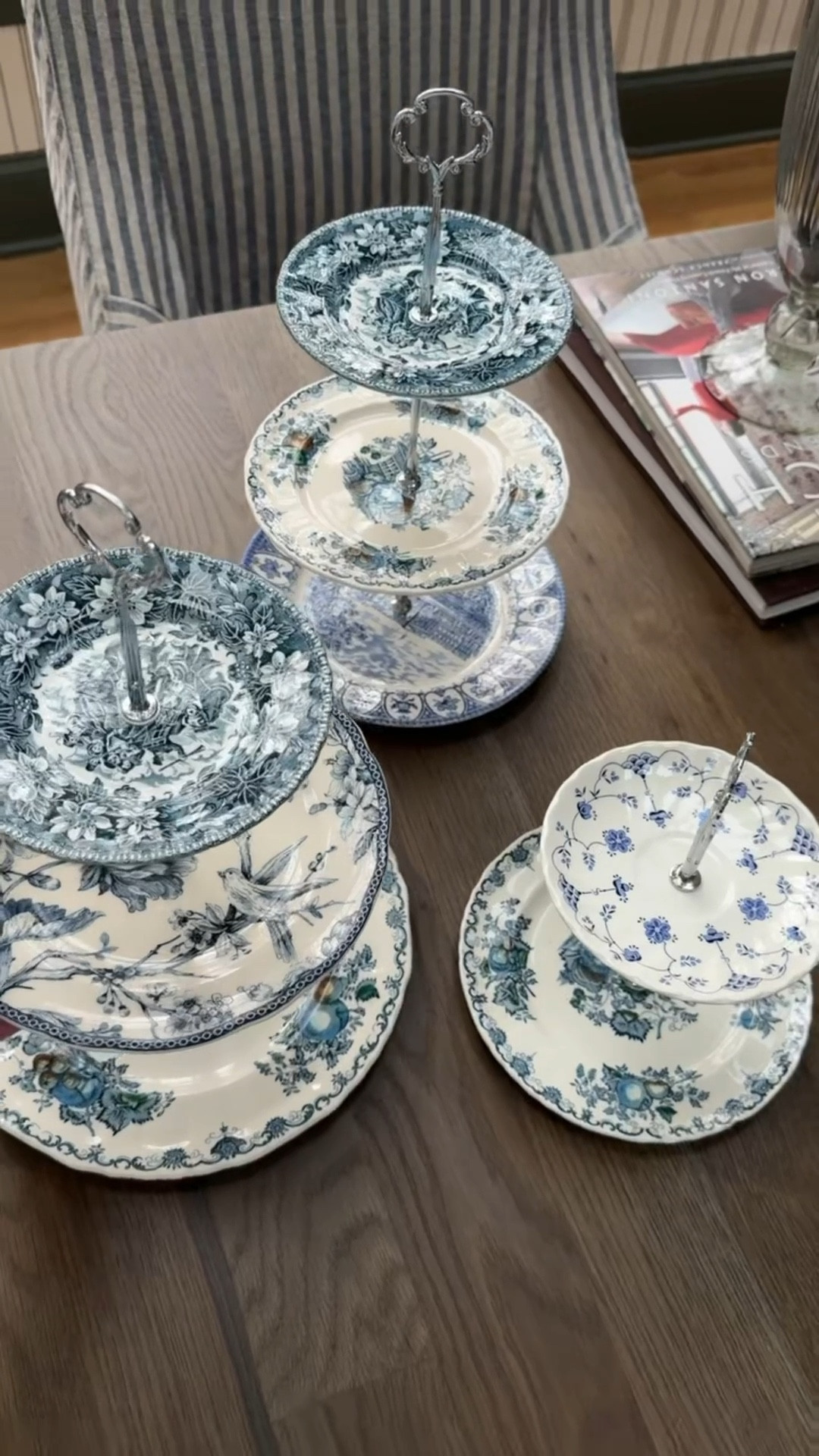 Turning mixed matched plates into cake stands! 🍰 

#LTKHome