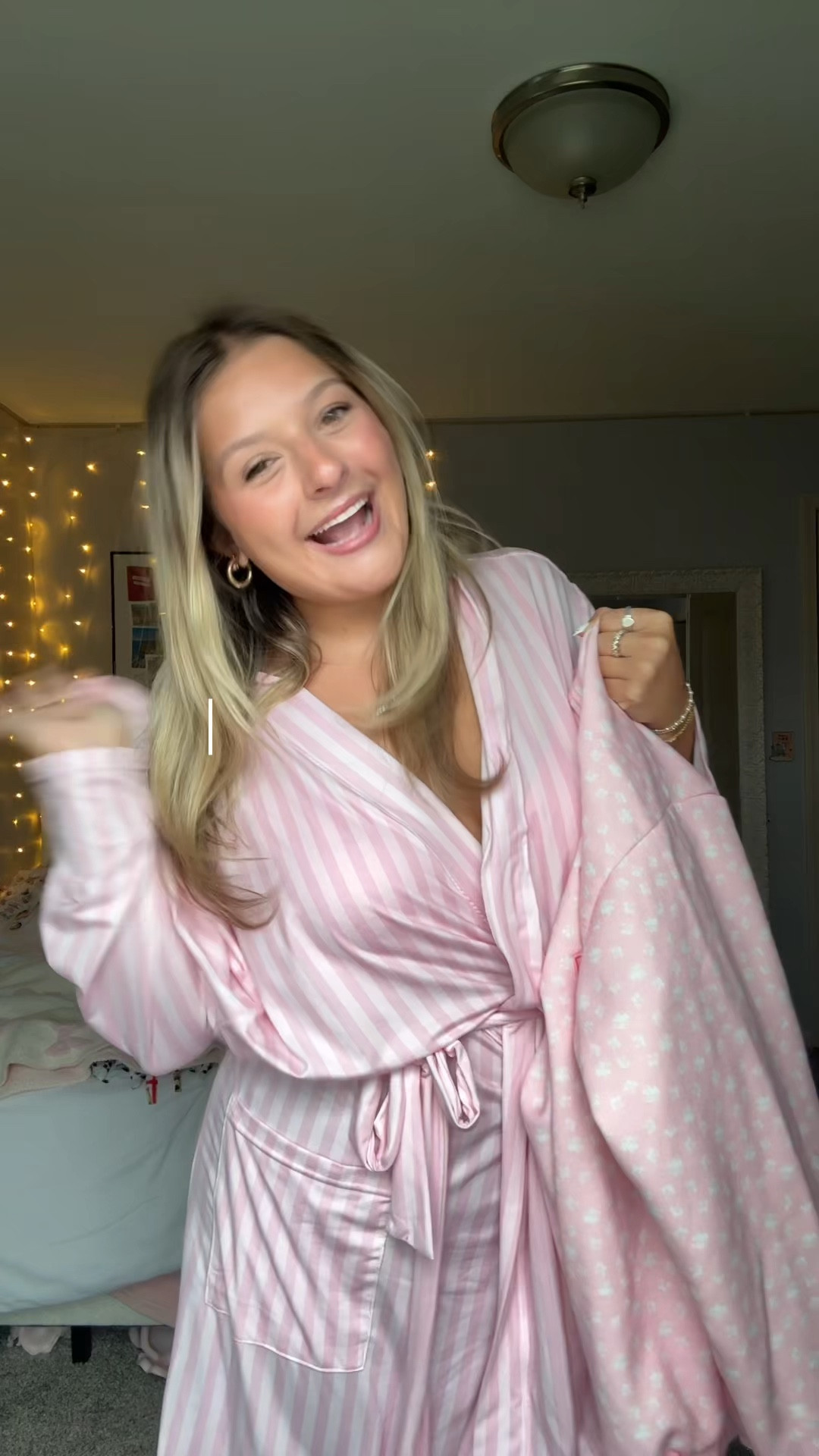 outfit of the day, inspiration pink walmart  finds shopping work from home spring loungewear ￼

#LTKmorningroutine #LTKgrwm #LTKootd