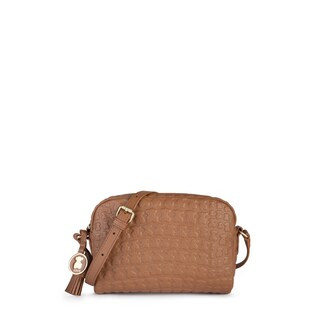 Brown Leather Sherton Crossbody bag | TOUS USA