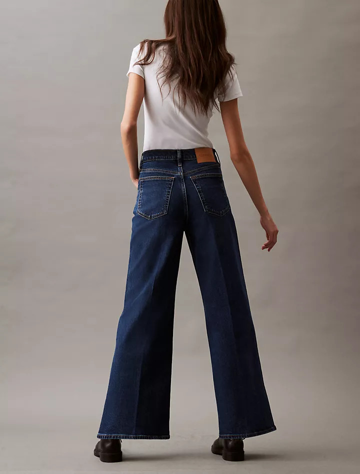 Ultra High Rise Wide Leg Fit Jeans | Calvin Klein | Calvin Klein (US)