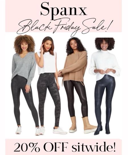 Spanx Sale!! 20% off best sale of the year! The best leggings ever you will love the fit! 

#LTKHoliday #LTKGiftGuide #LTKCyberweek