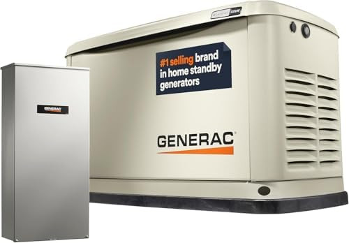 Generac Guardian 22kW Home Standby Generator with 200 Amp Transfer Switch - Automatic Whole House... | Amazon (US)