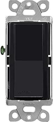 Lutron Claro On/Off Switch, 15 Amp, 3-Way, CA-3PS-BL, Black | Amazon (US)