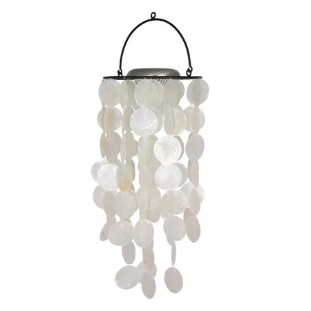 Woodstock Asli Arts Capiz Solar 24-Inch Wind Chime | Walmart (US)