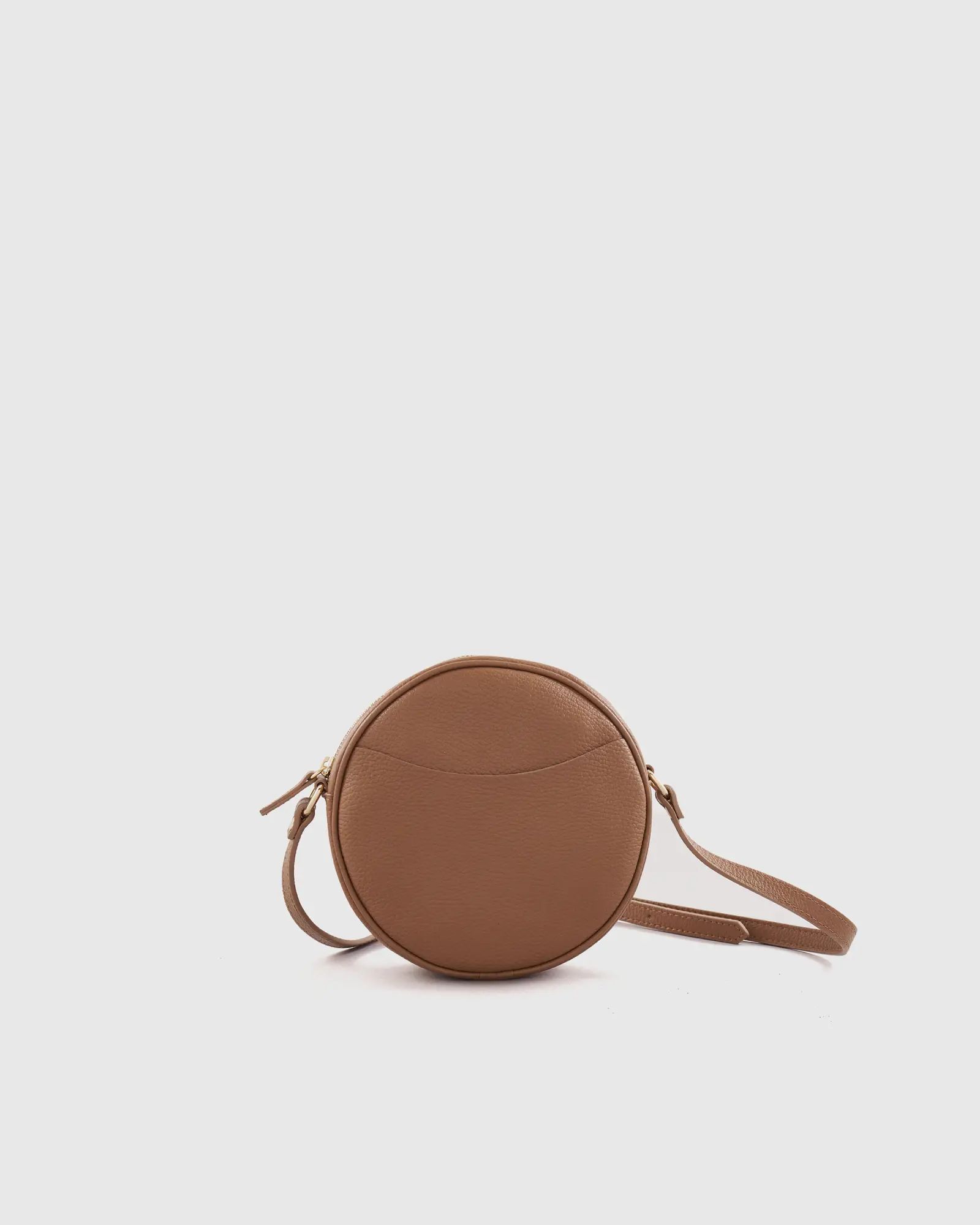 Italian Leather Circle Crossbody Bag | Quince