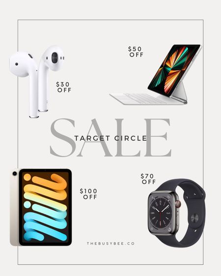 It’s Target Circle Week! Make sure you save the offer to save big on select Electronics! Offers end 7/15!

Sale Alert
Target Circle week
Electronics
Apple products
Apple Watch
Apple AirPods
Save big

#LTKsalealert #LTKfamily #LTKFind