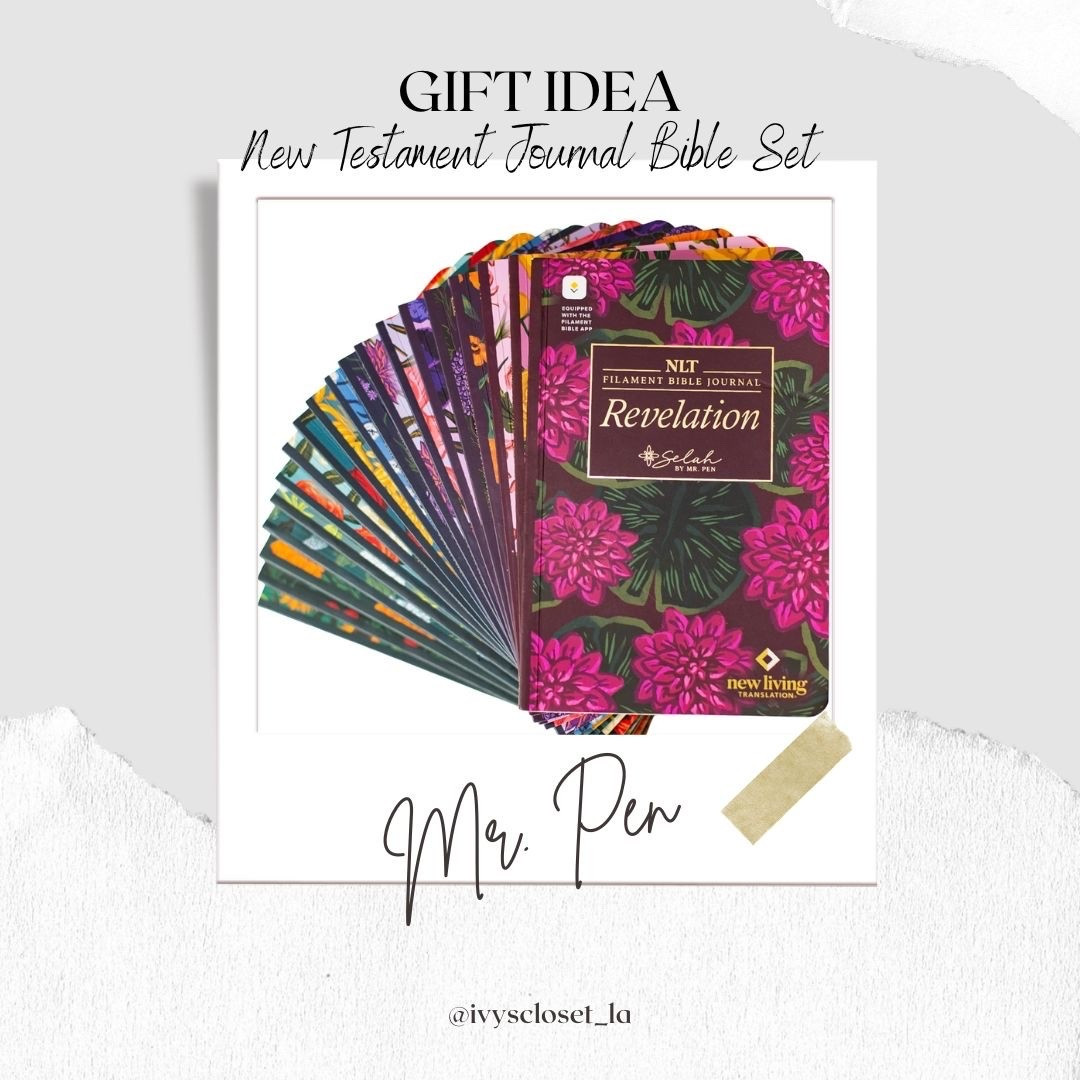 Such an amazing gift idea thats good for the soul! A beautiful set of all of the books in the New Testament with journal pages!

#LTKselfcare #LTKSaleAlert #LTKTravel