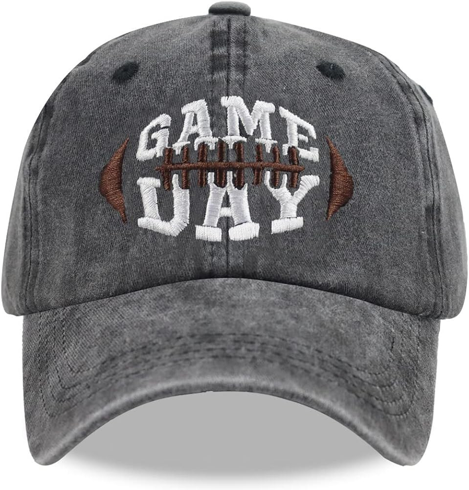 Football Dad Hat for Men, Funny Father's Day Football Team Gifts, Vintage Washed Distressed Baseb... | Amazon (US)