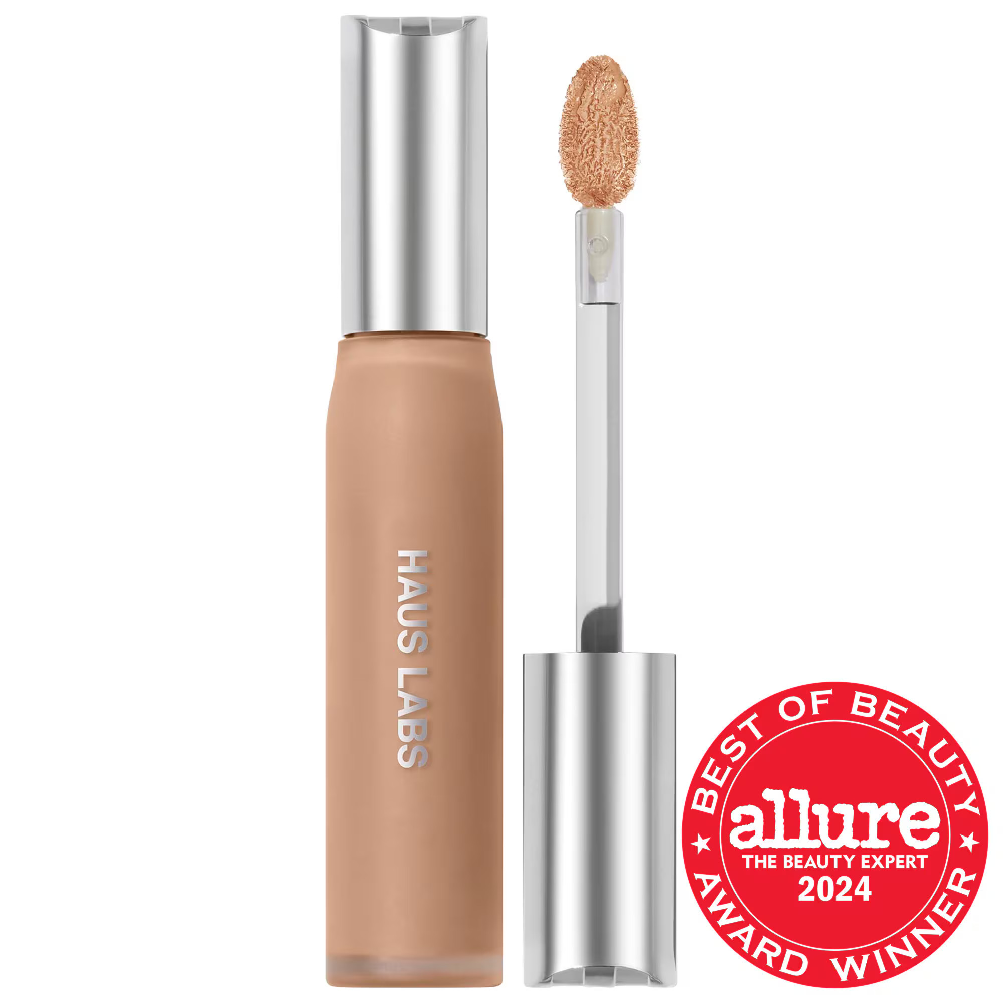 HAUS LABS BY LADY GAGA Triclone Skin Tech Hydrating + De-puffing Concealer with Fermented Arnica 30 Medium Peach 0.24 oz / 7 mL | Sephora (US)