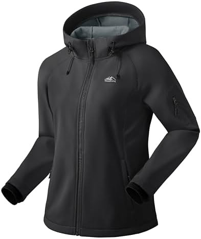 G Gradual Women's Fleece Lined Softshell Jacket Windproof Warm Light Waterproof Hooded Jacket for... | Amazon (US)
