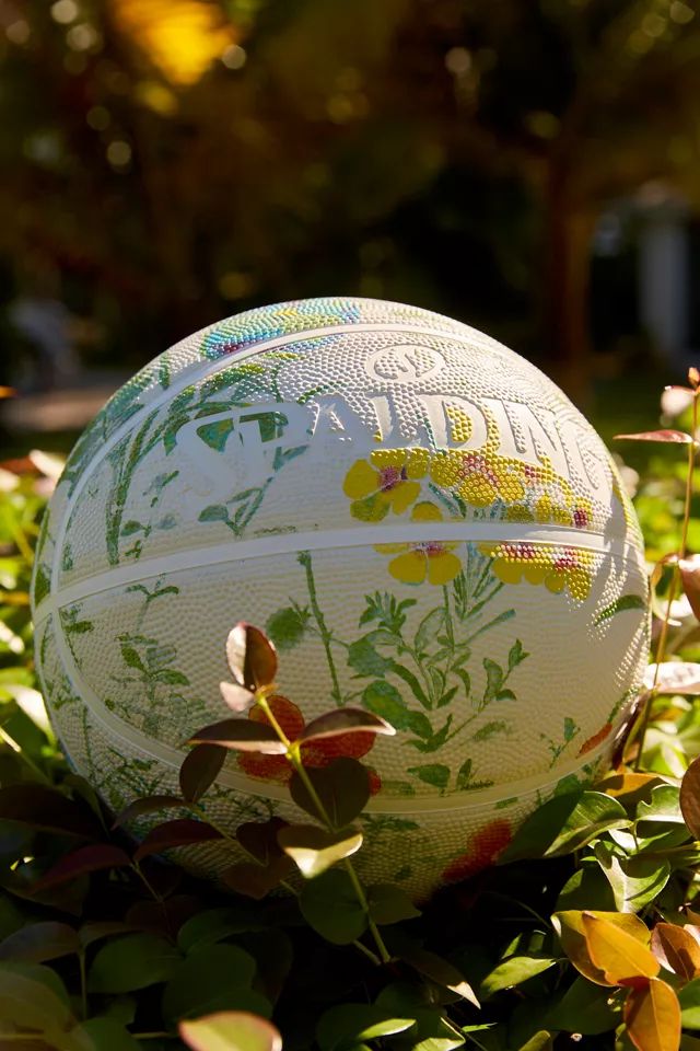 Spalding UO Exclusive Floral Basketball | Urban Outfitters (US and RoW)