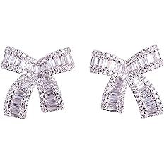 Fashion Jewelry Elegant Statement Rhinestone Stud Earrings for Women | Amazon (US)