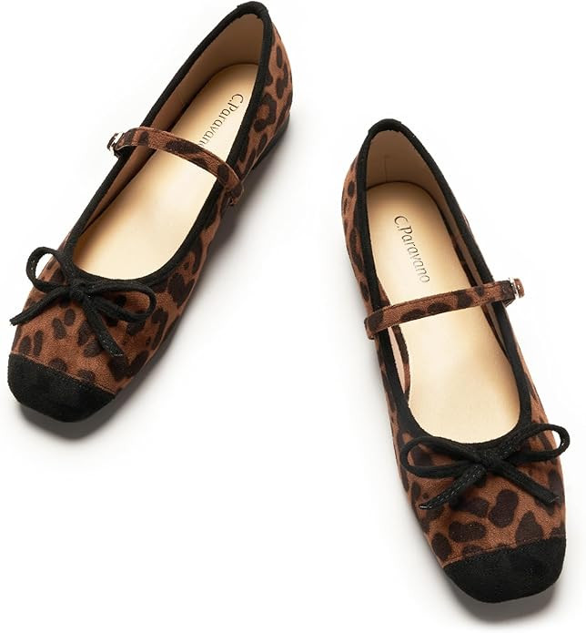 C.Paravano Women's Mary Jane Flats | Square Toe Ballet Flats | Daily Wear Work Shoes | Dress Shoe... | Amazon (US)