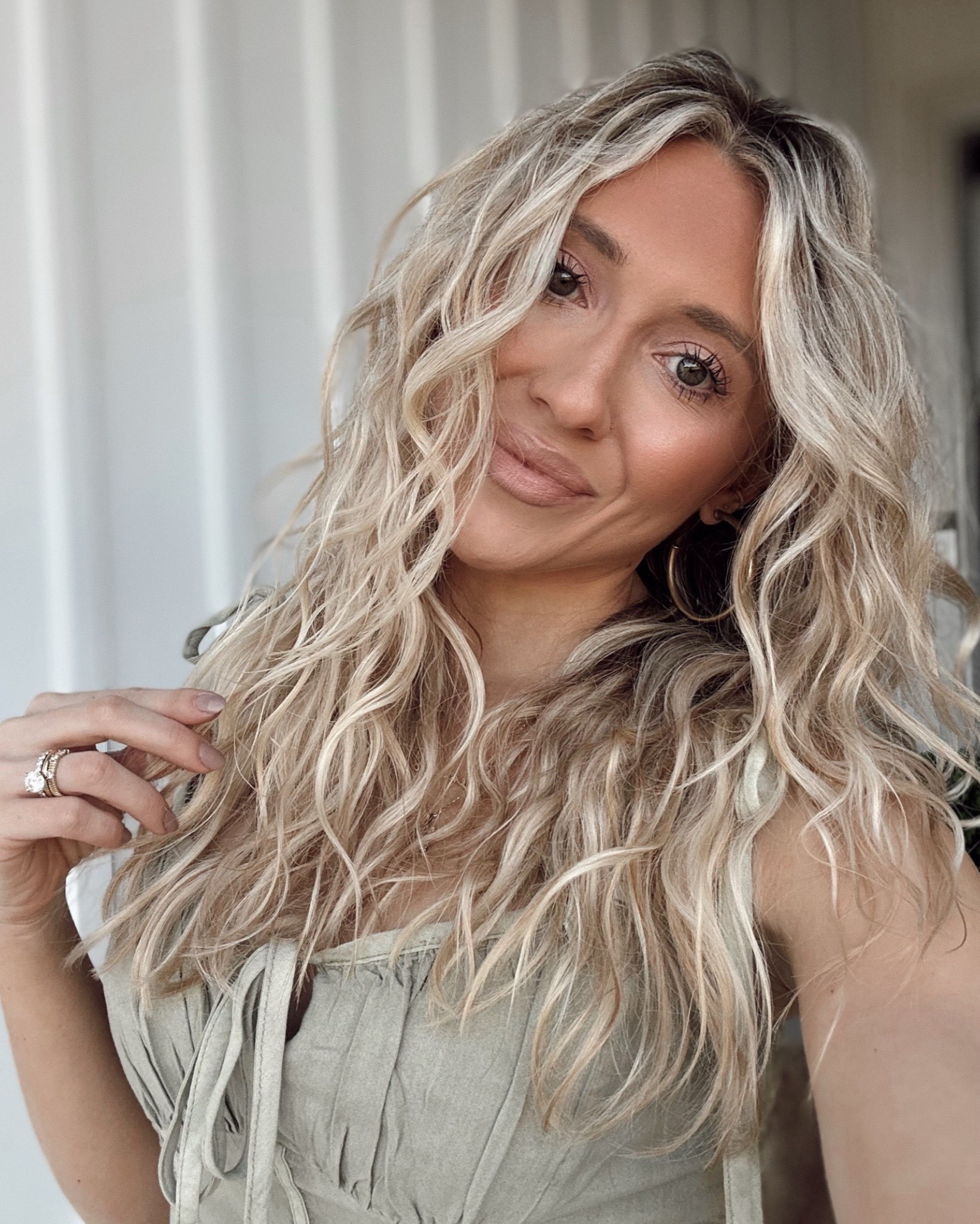 My curly | wavy hair favorites 👇🏻 non-toxic finds | Read below to see how I enhanced my natural curl / wave! 

non-toxic haircare, curly hair routine, nontoxic girlie, clean ingredients, clean haircare 

1. Shampoo + Condition Hair with
@inneressense (curl expression line!)
*important step* comb your hair with conditioner in the shower! I use a wide tooth comb!

2. Rinse hair -> once out of the shower | towel dry with a microfiber towel don't rub and roughly disturb your curl pattern I like to just scrunch the water out after I get out of the shower!

3. Don't brush your hair!!! Now we apply product | I use the @inneressense (curl expression cream + gel!) apply all products through AGAIN don't brush just scrunch this in! You can use the towel again if your hairs still too wet!

4. Diffuse your hair on low heat and the lowest air flow setting! Slow and steady! Takes more time but it turns out great!
I get the roots dry first then work towards the ends.

5. Once your hair is dry | almost dry you can add some seal salt spray or beach wave spray of your liking! I like all the @inneressence ones!

#LTKSummerEdit #LTKStyleTip #LTKBeauty