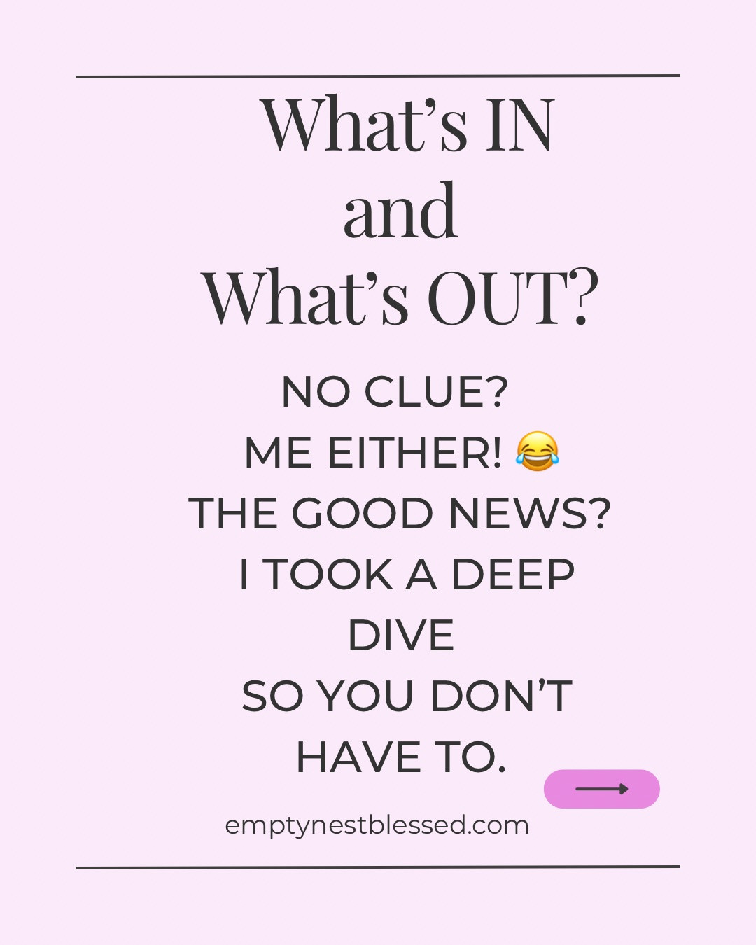 I’m convinced there’s a secret meeting where everyone decides what’s “in” and “out”… and somehow, I never get the invite! 😂

One minute I’m feeling very on-trend, and the next I’m finding out my socks, sneakers, and handbag shape are all “dated.” So I did a little deep dive for all of us!

The good news? I’m loving these newer trends for women over 50—healthier aging, glowy skin, softer colors, and a slower, more intentional way of living. Linking a few of my favorite finds to help us feel current, confident, and pulled together! 💕

#LTKOver40 #LTKBeauty #LTKstorytime
