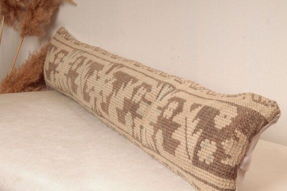 Extra Long Lumbar Pillow Cover  Turkish Rug Pillow Cover  | Etsy | Etsy (US)