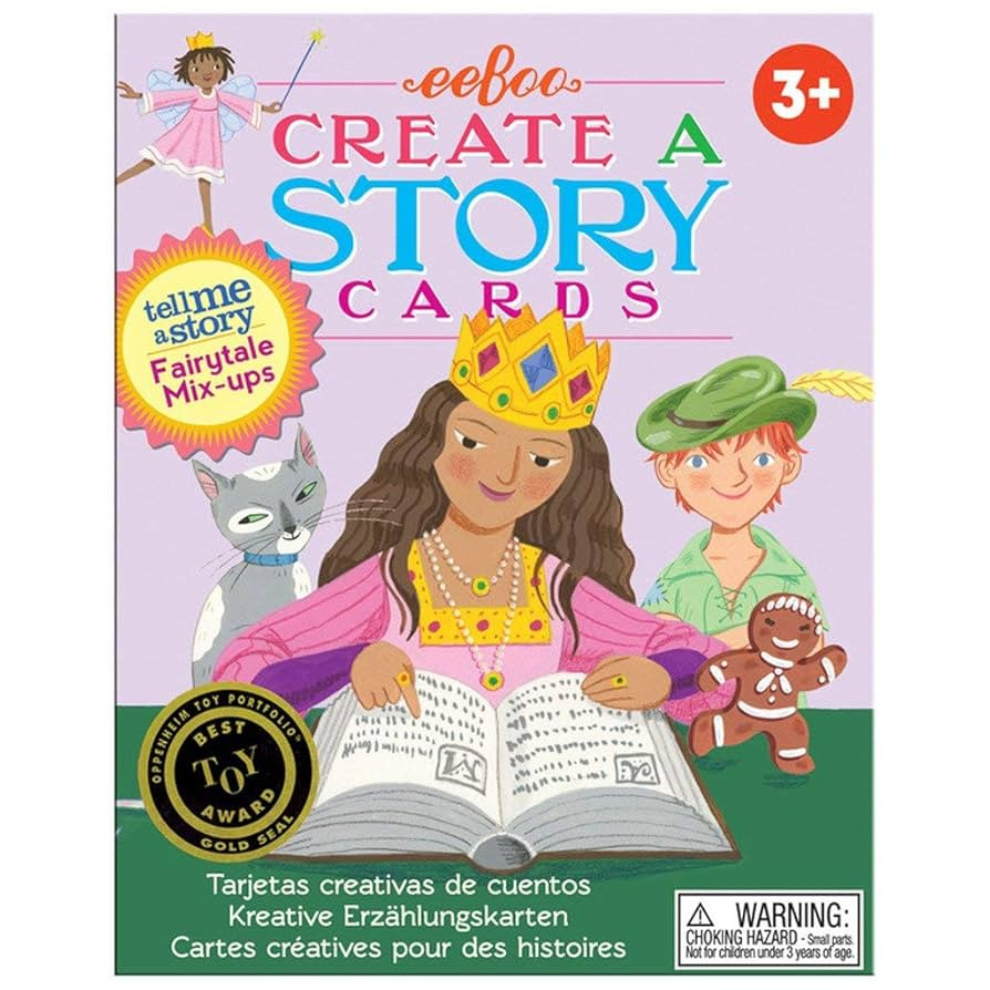 eeBoo: Fairytale Mix Ups, Create A Story Pre-Literacy Cards, 36 Flash Cards, Encourages Interacti... | Amazon (US)
