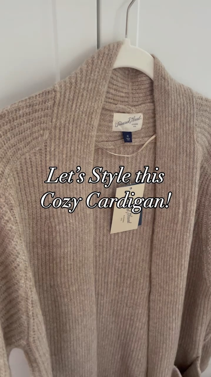 MUST have Cozy Cardigan for fall! It’s so incredibly soft & love the pockets!  Perfect for fall!  Styled it here with this new bodysuit, dark wash jeans & fall boots for a fun fall look! 🍂 

#LTKStyleTip #LTKFindsUnder50