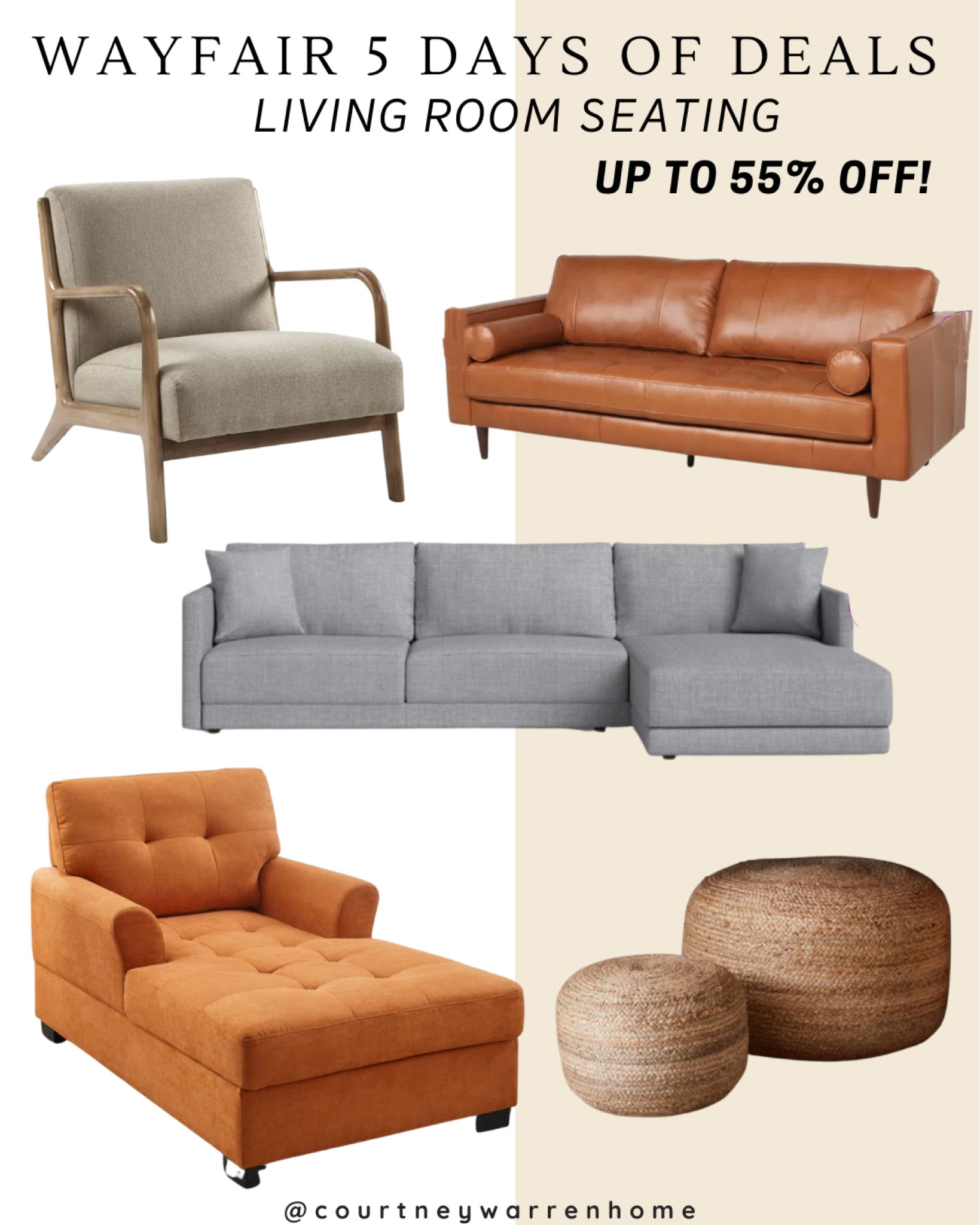 Wayfair’s 5 days of deals: living room furniture 

Home deals, home sales, Wayfair, Wayfair finds

#LTKSeasonal #LTKunder100 #LTKhome