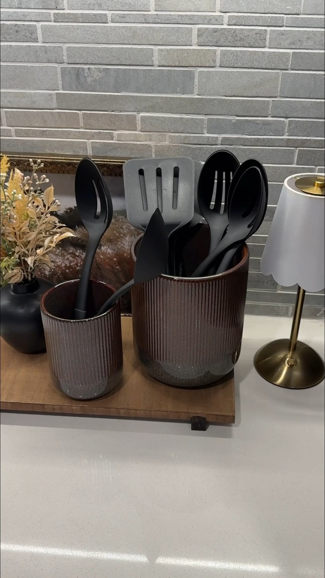 Fall Kitchen Counter Styling 🍂

#LTKSeasonal #LTKHome #LTKFindsUnder50