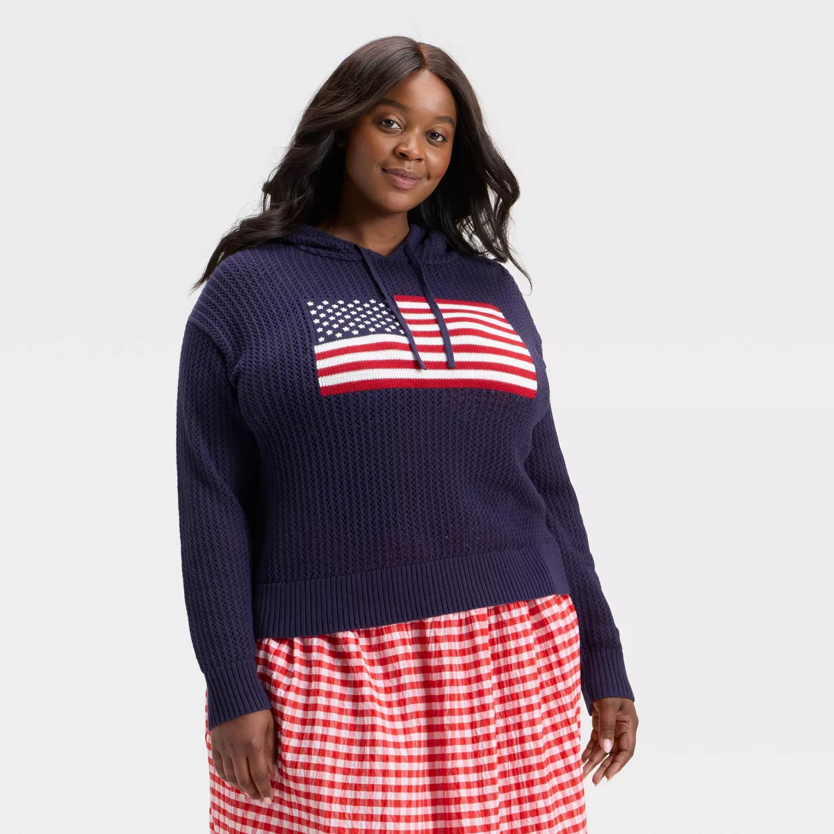 Women's Open Stitch Hooded Pullover Sweater - Universal Thread™ | Target