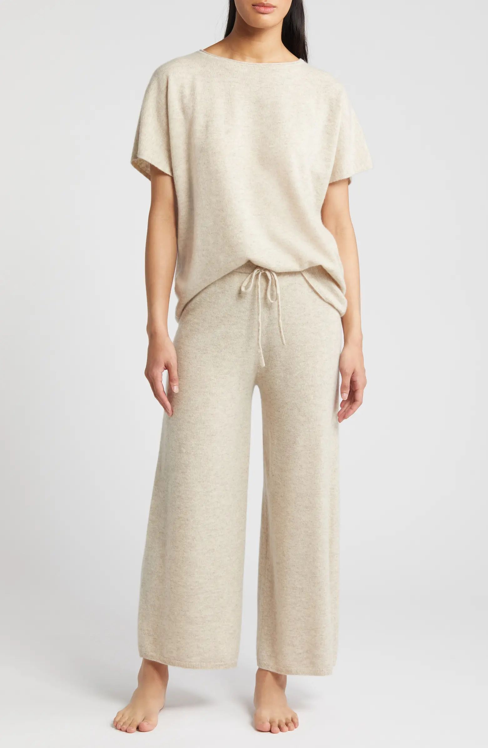 Nordstrom Crop Cashmere Pajamas | Nordstrom | Nordstrom