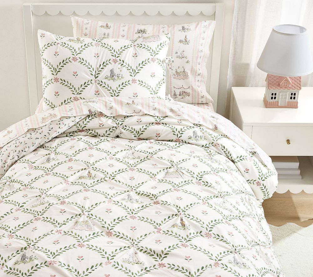Riley Sheehey Scallop Organic Duvet Cover & Shams | Pottery Barn Kids