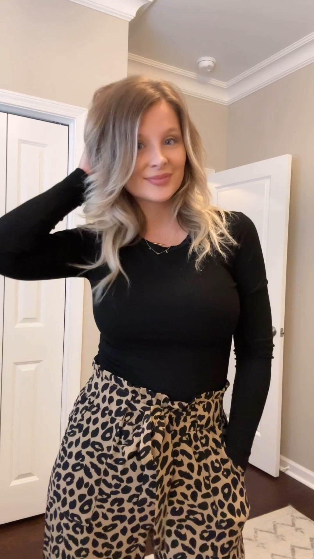 Leopard pants outfit for fall 🍁🐆
Sharing my full look: leopard print pants, black fitted top, and everyday mom-style essentials.
Perfect for casual fall outfits, school drop-off looks, and easy Amazon fashion finds.
Shop the leopard pants, fall tops, and everyday basics linked here!

Searchable keywords:
leopard pants outfit, fall outfit ideas, Amazon fashion finds, casual mom outfit, fall style inspo, everyday outfit ideas, leopard print pants, comfy fall outfits, women’s fall fashion, Amazon outfit inspo, trendy fall outfits 2025, easy mom outfits, black top outfit ideas

#LTKWorkwear #LTKmomlife #LTKFindsUnder50