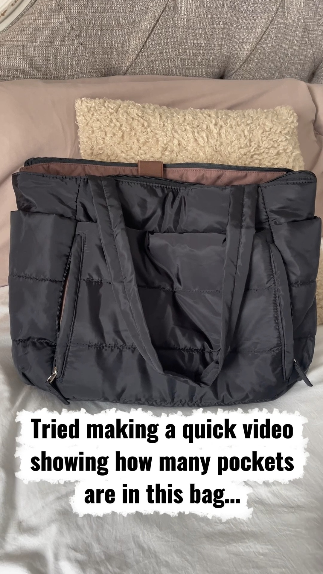 This perfect tote checks all the pockets ✅✅✅ I mean boxes.  Big enough to fit my laptop, Stanley, and even Mac if I need to 🤪 I love how functional this bag is and how much room there is without being bulky.  💖 Works for travel, office, or simply every day life on the go. 

#LTKmomlife #LTKOver40 #LTKTravel