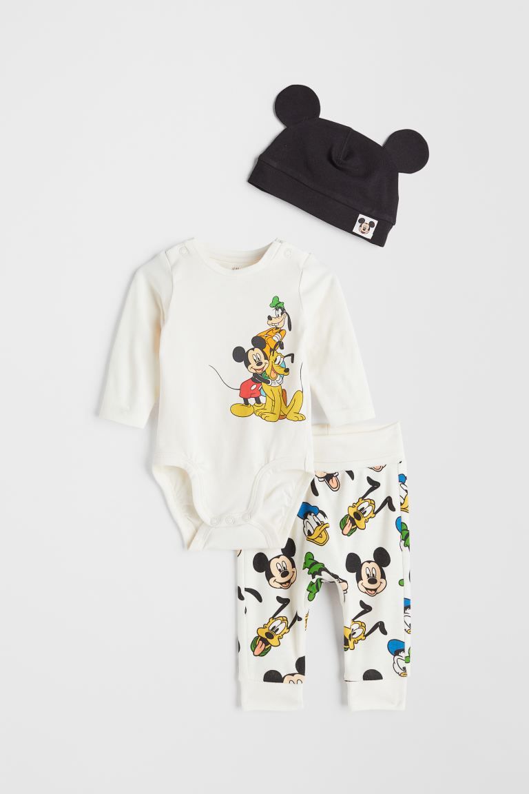 Natural white/Mickey Mouse | H&M (US + CA)