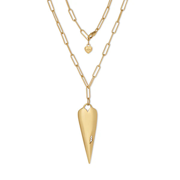 Large Cracked Heart Necklace | HART