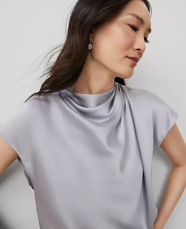 Cowl Neck Popover | Ann Taylor (US)