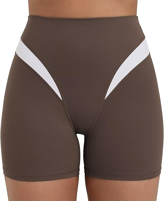 Sunzel Colorblock Biker Shorts Women High Waist Tummy Control – Buttery Soft Squat Proof No Fro... | Amazon (US)