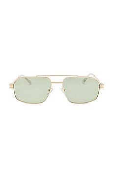 Banbe The Heidi Sunglasses in Gold & Olive from Revolve.com | Revolve Clothing (Global)