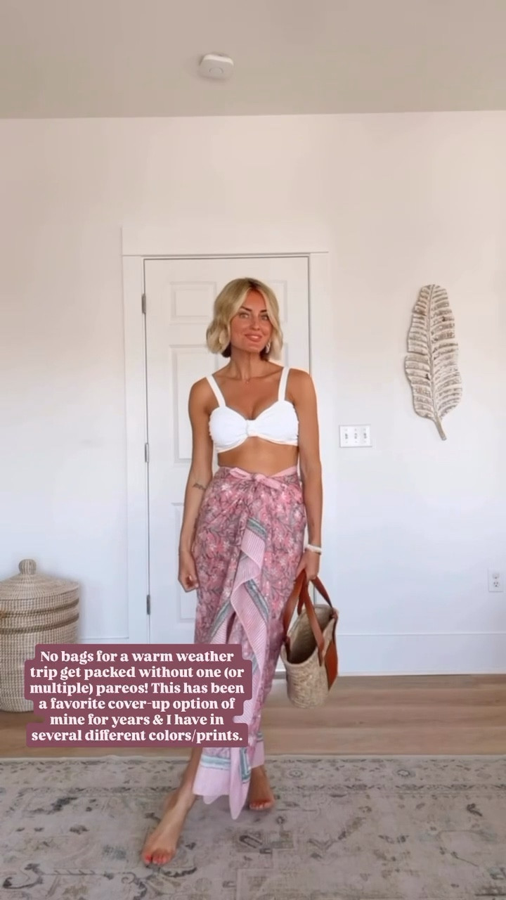 I have this pareo in SO many different colors! It has truly been one of my must brings on vacations to the beach! Wearing S in this swimsuit!

Loverly Grey, swimsuit, pareo, sarong, swimsuit, vacation looks, resort wear, Amazon

#LTKSeasonal