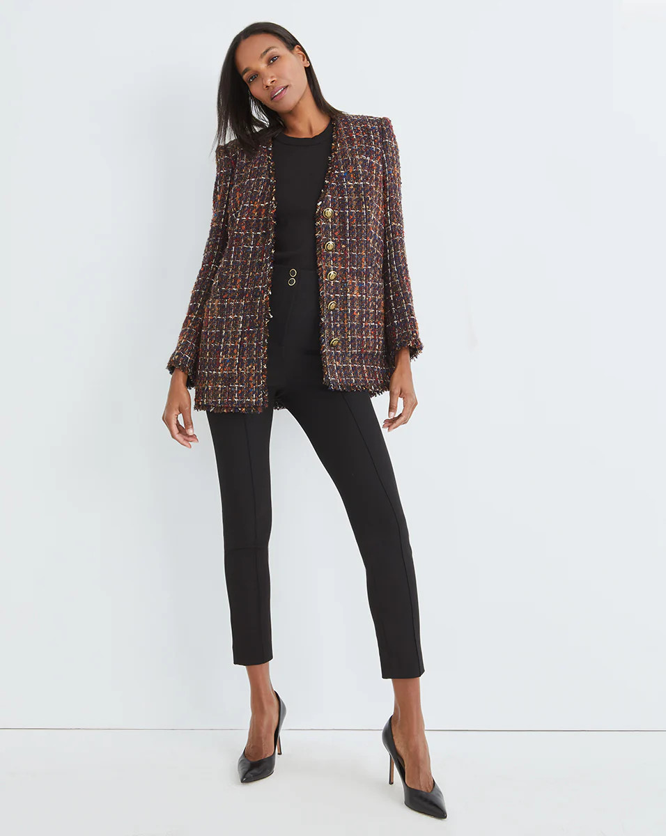 Doris Tweed Dickey Jacket | Veronica Beard