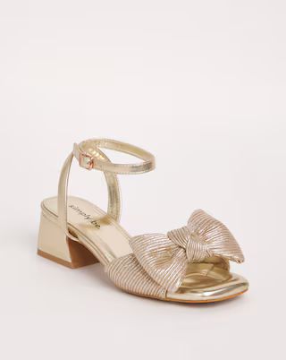 Isla Embellished Low Heel Occasion Sandals Wide E Fit | Simply Be | Simply Be (UK)