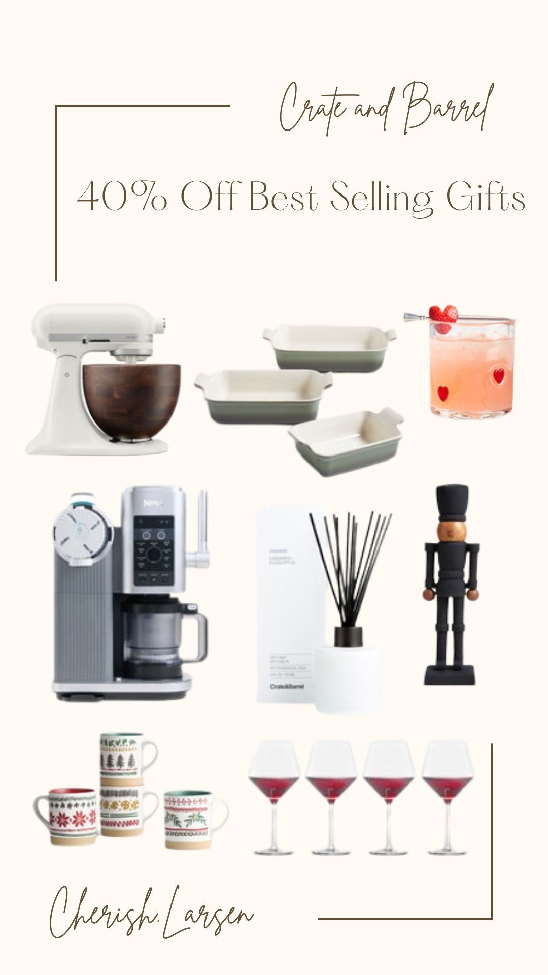 Crate and Barrel 40% off Best Selling Gifts 

 #LTKGiftGuide #LTKHoliday #LTKSeasonal