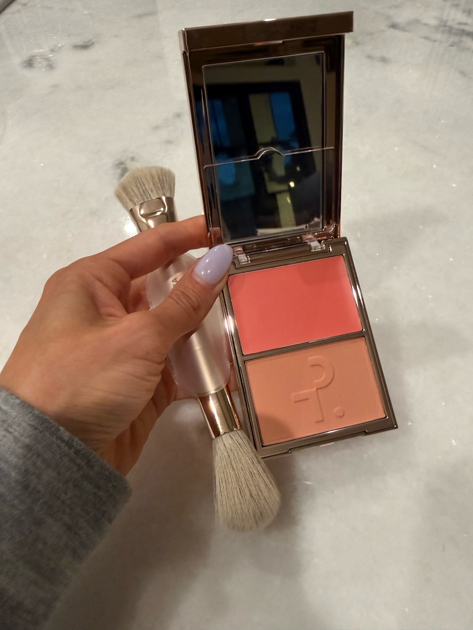 Just got this blush my makeup artist used on my cheeks for my wedding. Loved it so much had to get it! This is the coral color.

#LTKBeauty