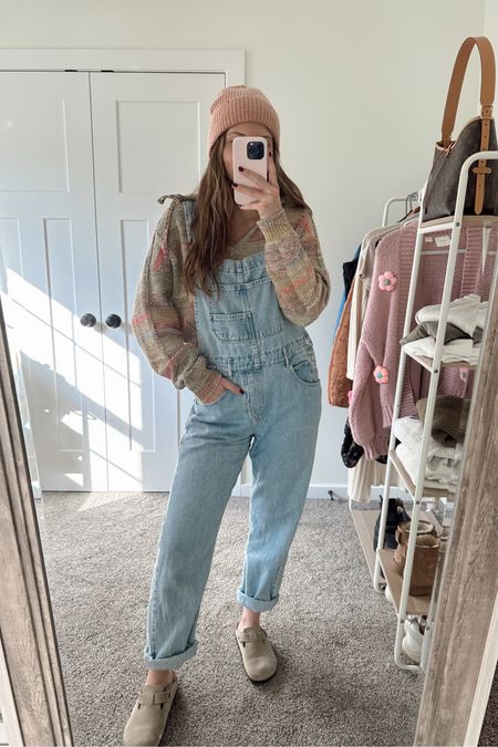 wearing a small in pullover
favorite overalls, wearing a small, so comfy postpartum & bump friendly 

Comfortable to nurse in 
Postpartum
Casual fall outfit
Casual winter outfit 


#LTKSeasonal