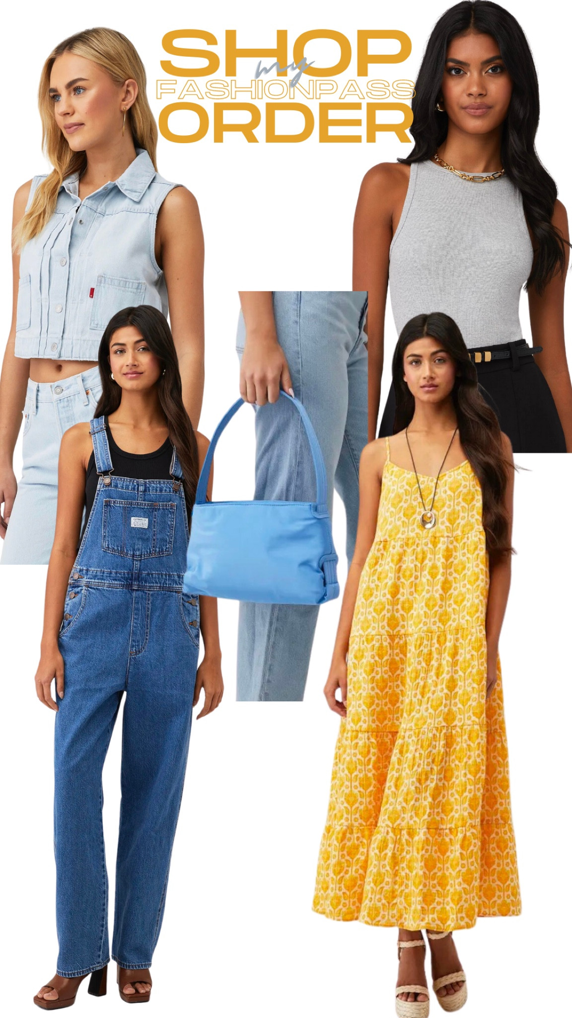 Fashionpass, Levi’s, spring outfit, spring dress, bodysuit, tote bag, denim vest, overalls 

#LTKfindsunder50 #LTKfindsunder100 #LTKstyletip