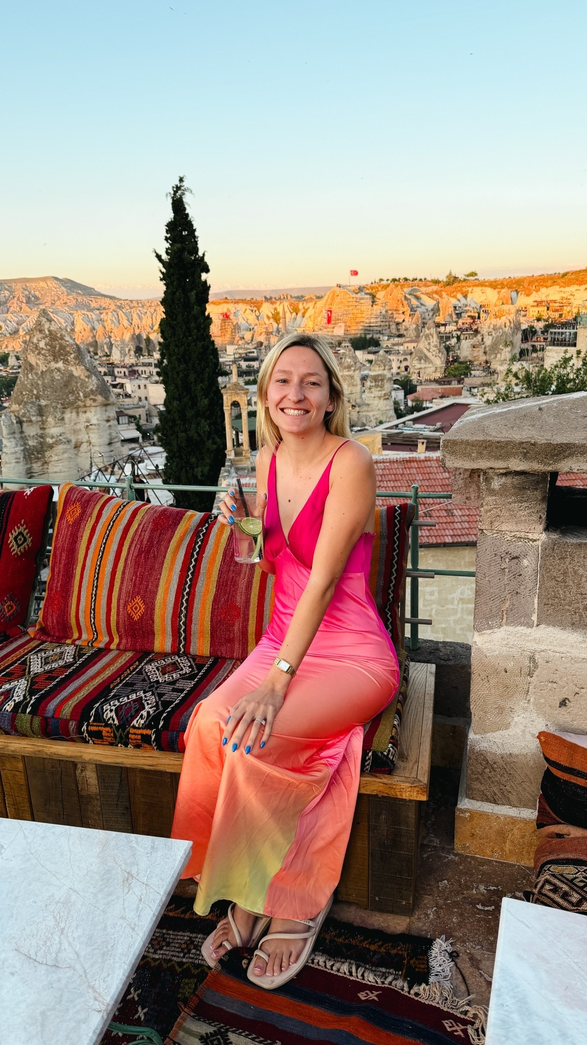The cutest sunset dress from @12th Tribe 

I’m 5’8” and the medium fit perfectly

#LTKootd #LTKTravel #LTKTall