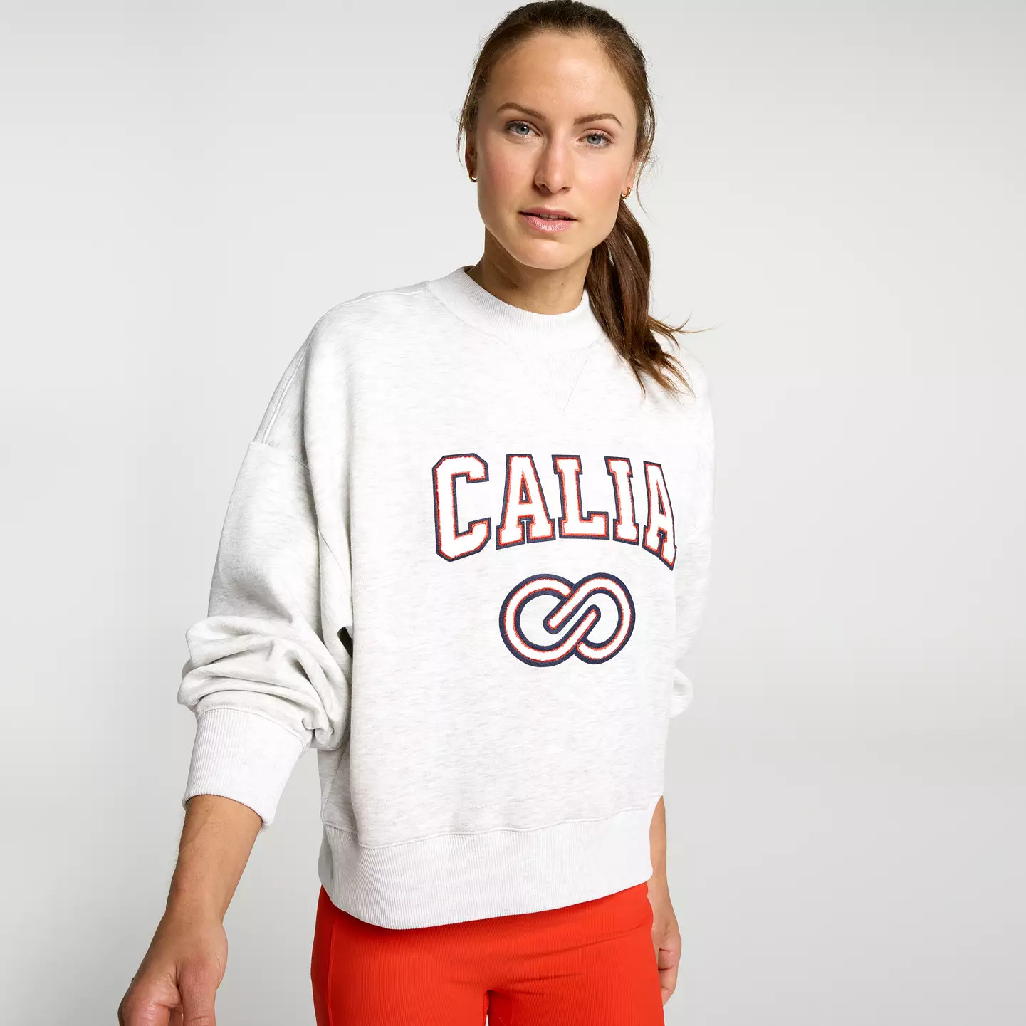 CALIA Women's Pique Scuba Logo Crewneck | DICK'S Sporting Goods