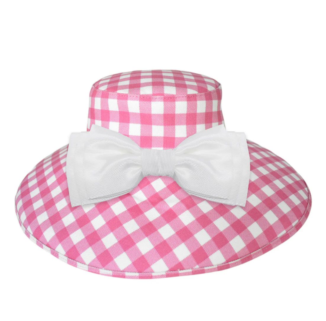 The Brigitte Sun Hat with Interchangeable Bows & Flowers | Dress For Cocktails