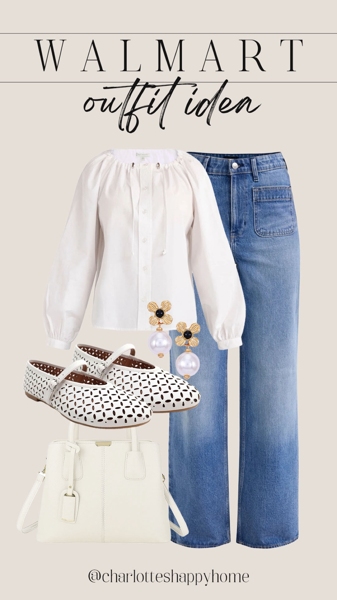 Cute spring outfit idea from Walmart! 

#walmartfashion

Walmart fashion. Walmart spring style. Walmart spring flats. Walmart spring blouse  

#LTKStyleTip #LTKFindsUnder100 #LTKSeasonal