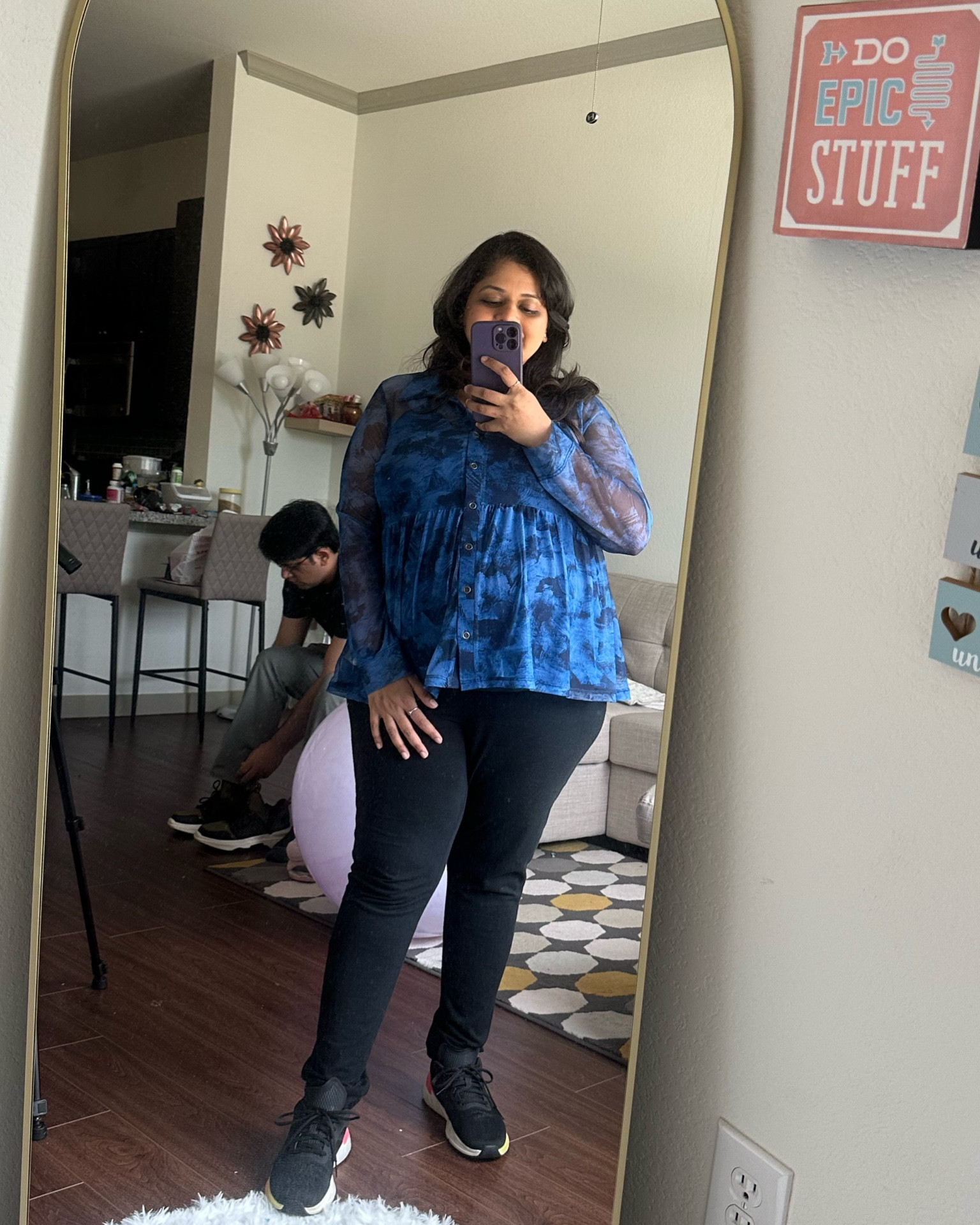 Plus size top to meet the maternity needs…. I usually wear L, now in my last weeks of pregnancy journey & found this cute top at Walmart in plus size section… wearing 0xl

#LTKFindsUnder50 #LTKStyleTip #LTKBump
