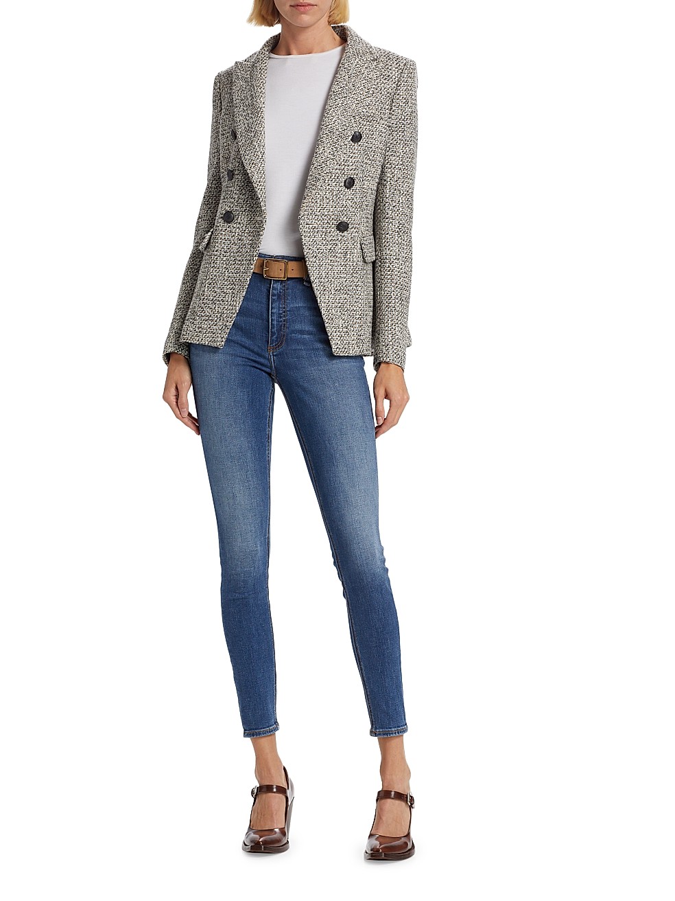 Nina High-Rise Skinny Jeans | Saks Fifth Avenue